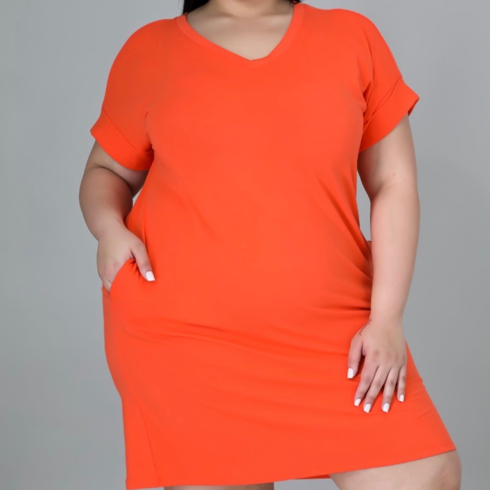 Orange dress